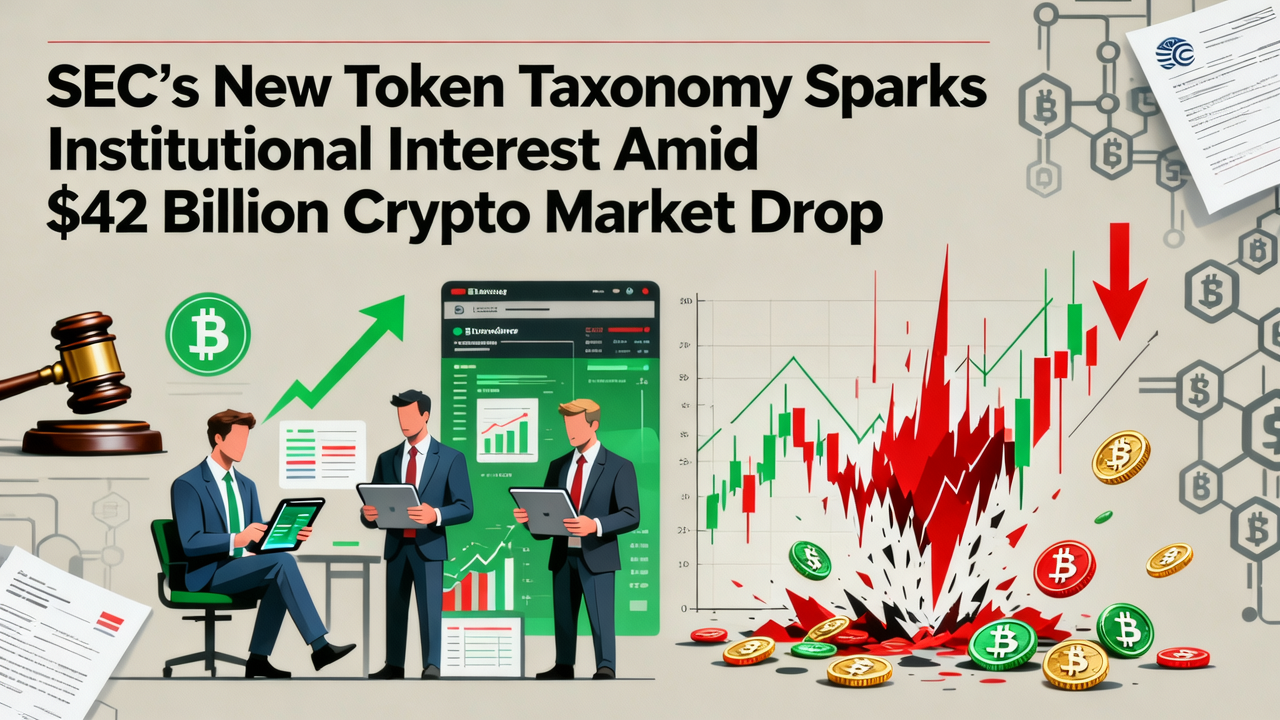 SEC's New Token Taxonomy Sparks Institutional Interest Amid $42 Billion Crypto Market Drop