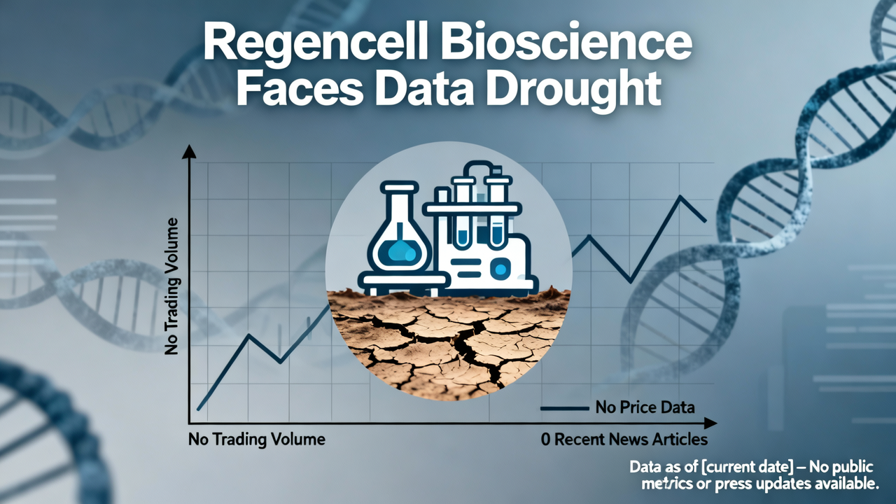 Regencell Bioscience Faces Data Drought with No Stock Metrics or News Available
