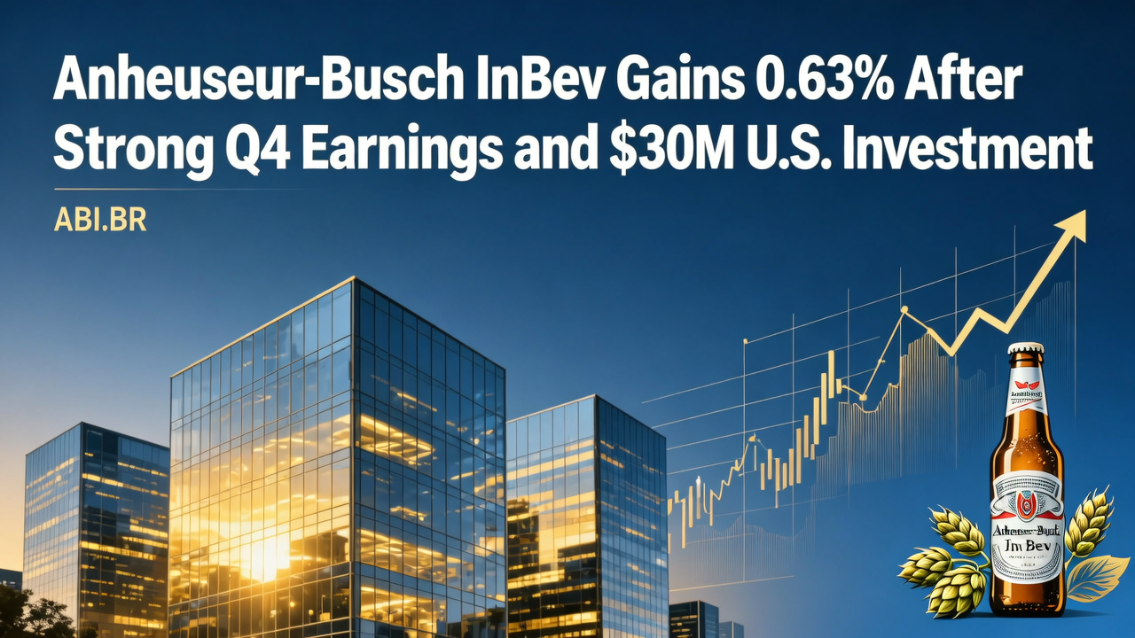 Anheuser-Busch InBev Gains 0.63% After Strong Q4 Earnings and $30M U.S. Investment