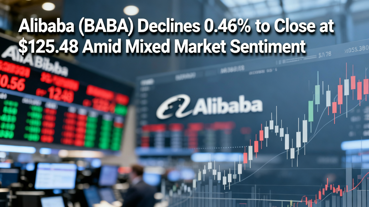Alibaba (BABA) Declines 0.46% to Close at $125.48 Amid Mixed Market Sentiment