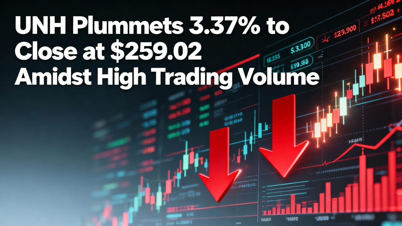 UNH Plummets 3.37% to Close at $259.02 Amidst High Trading Volume