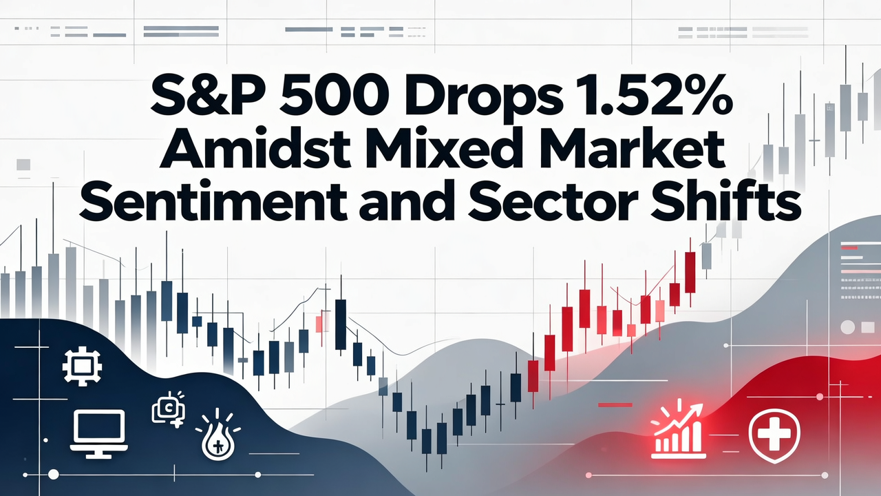 S&P 500 Drops 1.52% Amidst Mixed Market Sentiment and Sector Shifts