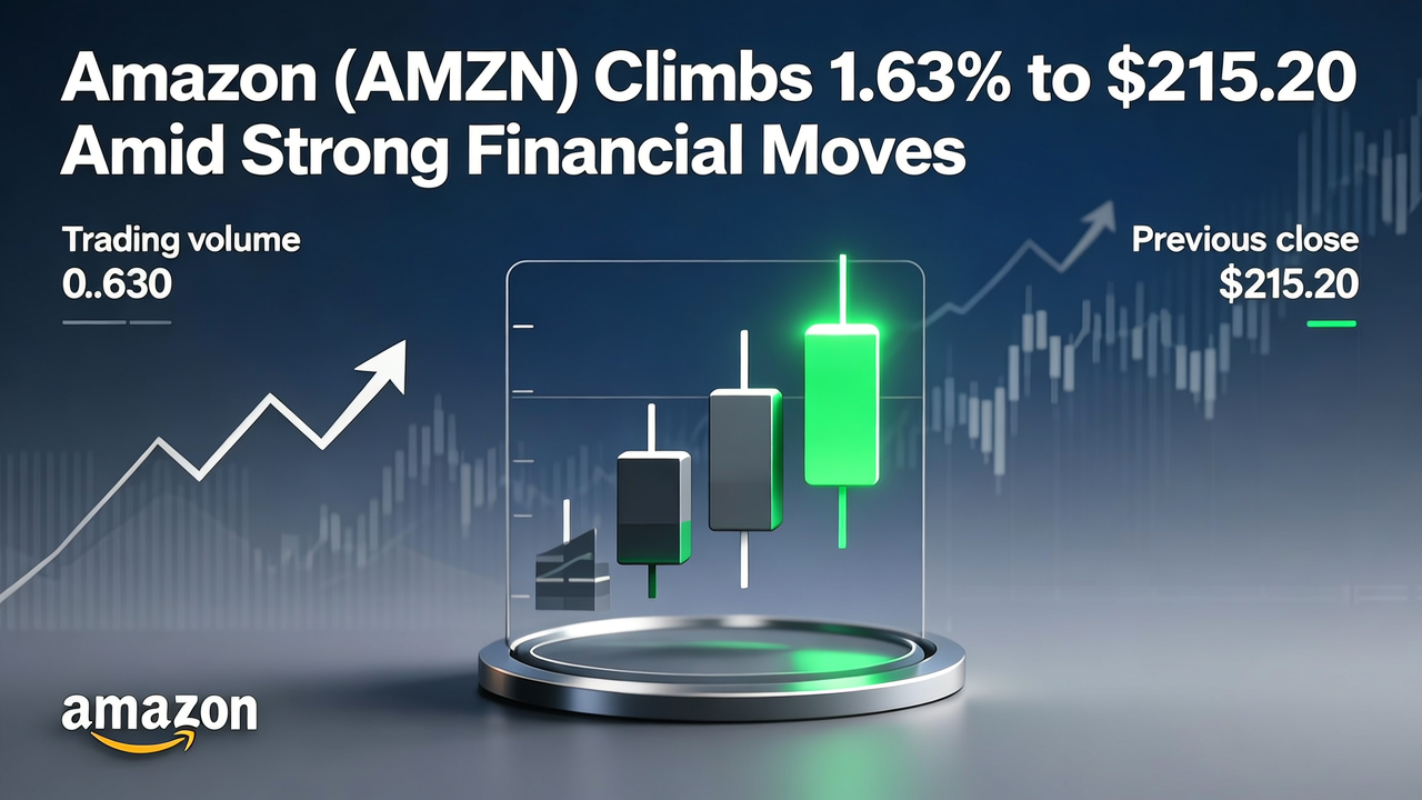 Amazon (AMZN) Climbs 1.63% to $215.20 Amid Strong Financial Moves