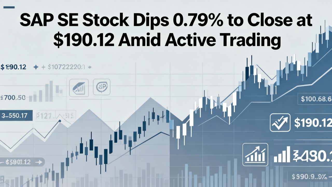 SAP SE Stock Dips 0.79% to Close at $190.12 Amid Active Trading
