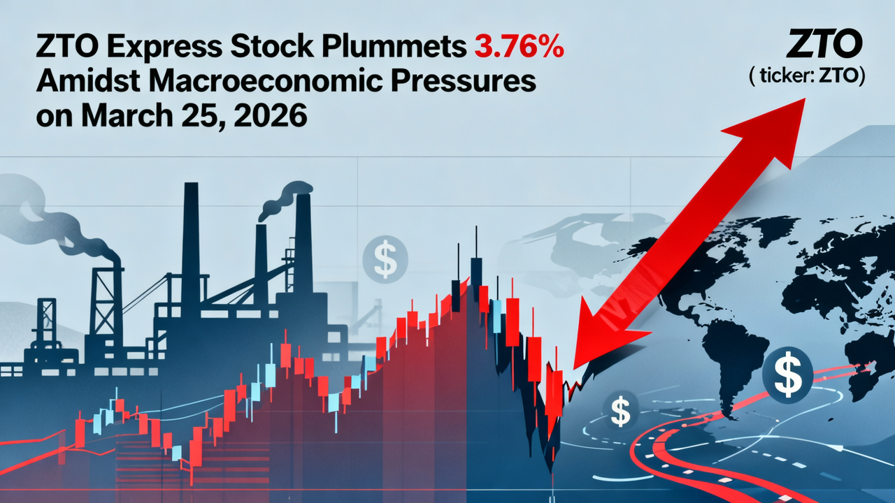 ZTO Express Stock Plummets 3.76% Amidst Macroeconomic Pressures on March 25, 2026