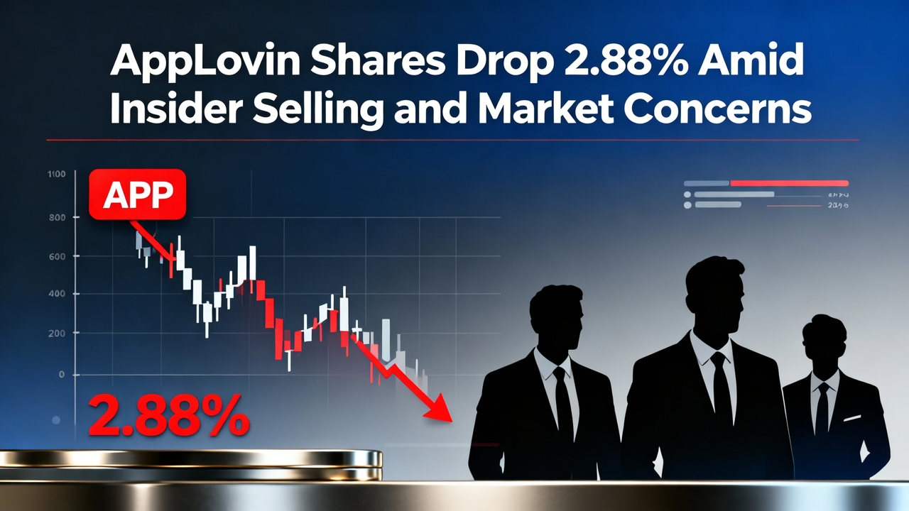 Applovin Shares Drop 2.88% Amid Insider Selling and Market Concerns
