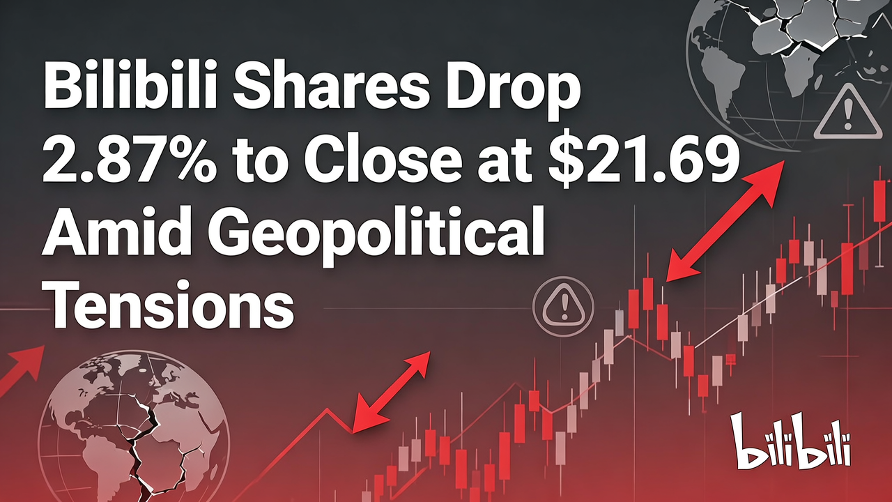 Bilibili Shares Drop 2.87% to Close at $21.69 Amid Geopolitical Tensions