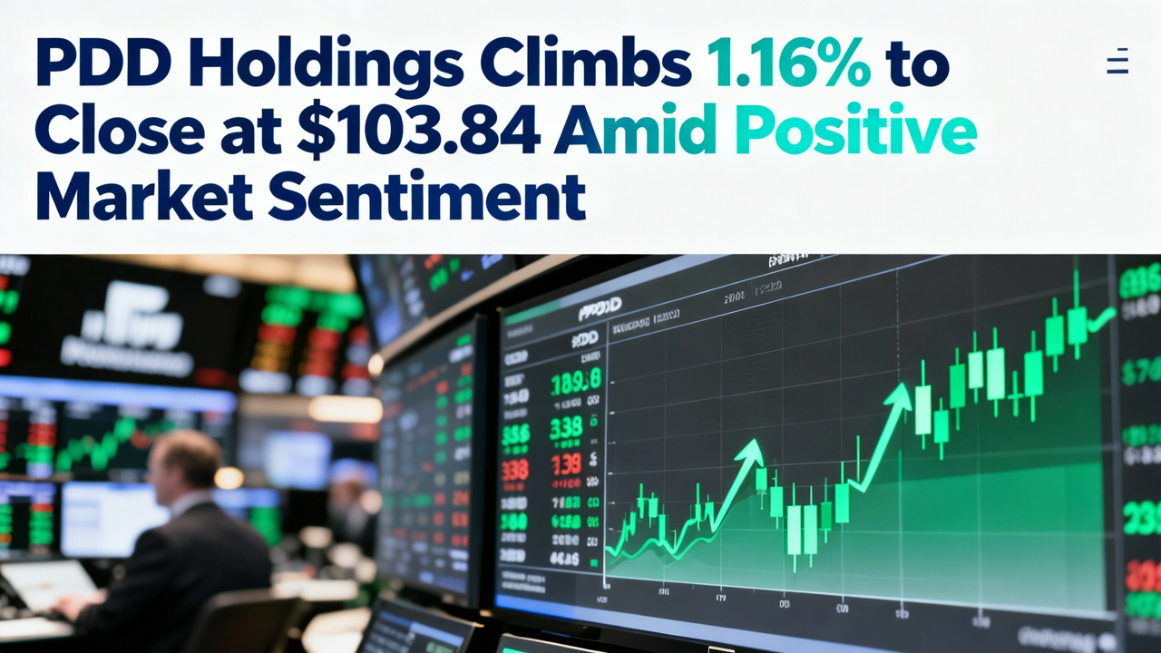 PDD Holdings Climbs 1.16% to Close at $103.84 Amid Positive Market Sentiment