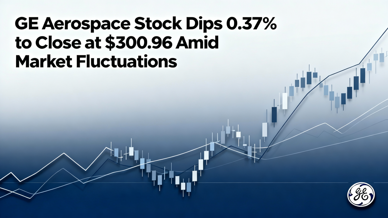 GE Aerospace Stock Dips 0.37% to Close at $300.96 Amid Market Fluctuations