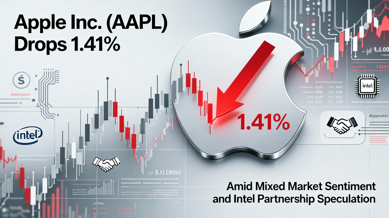 Apple Inc. (AAPL) Drops 1.41% Amid Mixed Market Sentiment and Intel Partnership Speculation
