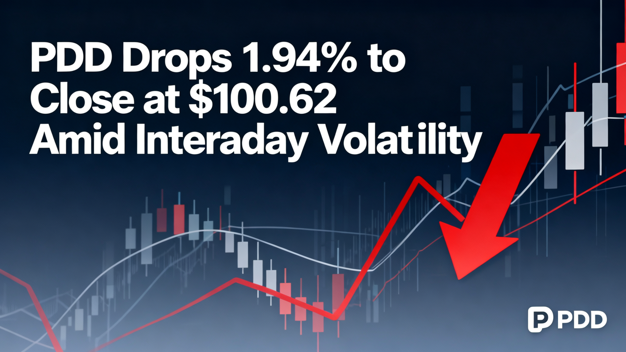 PDD Drops 1.94% to Close at $100.62 Amid Intraday Volatility
