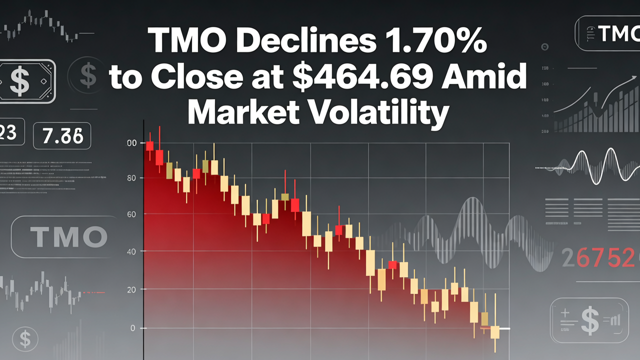 TMO Declines 1.70% to Close at $464.69 Amid Market Volatility
