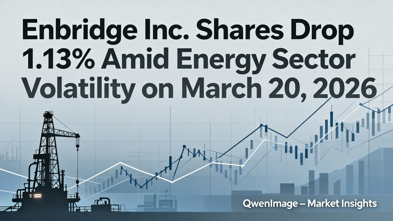Enbridge Inc. Shares Drop 1.13% Amid Energy Sector Volatility on March 20, 2026