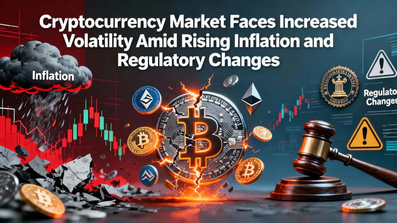 Cryptocurrency Market Faces Increased Volatility Amid Rising Inflation and Regulatory Changes