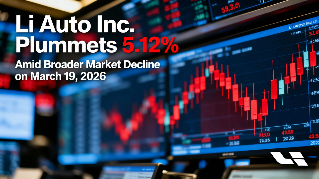 Li Auto Inc. Plummets 5.12% Amid Broader Market Decline on March 19, 2026