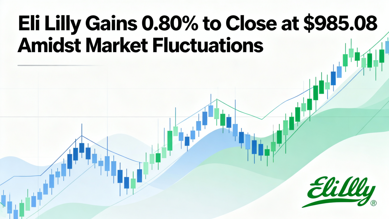 Eli Lilly Gains 0.80% to Close at $985.08 Amidst Market Fluctuations