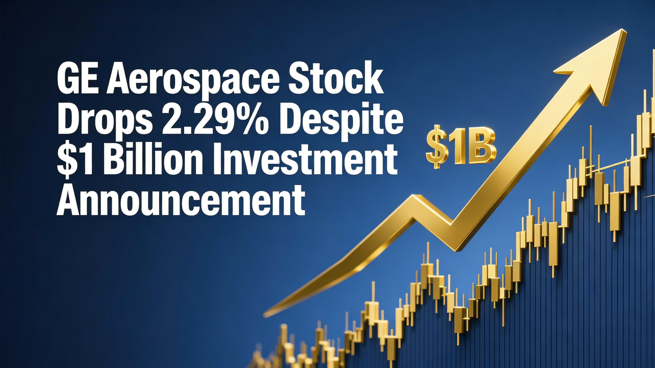 GE Aerospace Stock Drops 2.29% Despite $1 Billion Investment Announcement