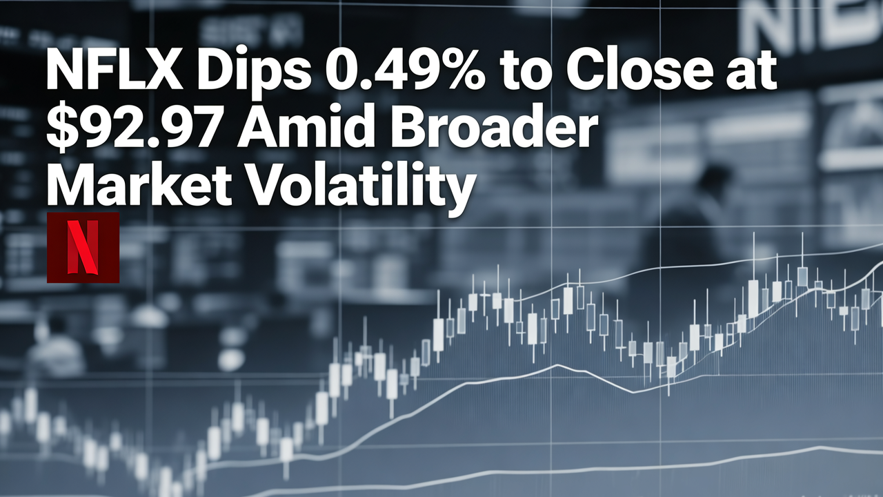 NFLX Dips 0.49% to Close at $92.97 Amid Broader Market Volatility