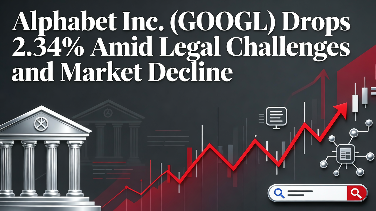 Alphabet Inc. (GOOGL) Drops 2.34% Amid Legal Challenges and Market Decline