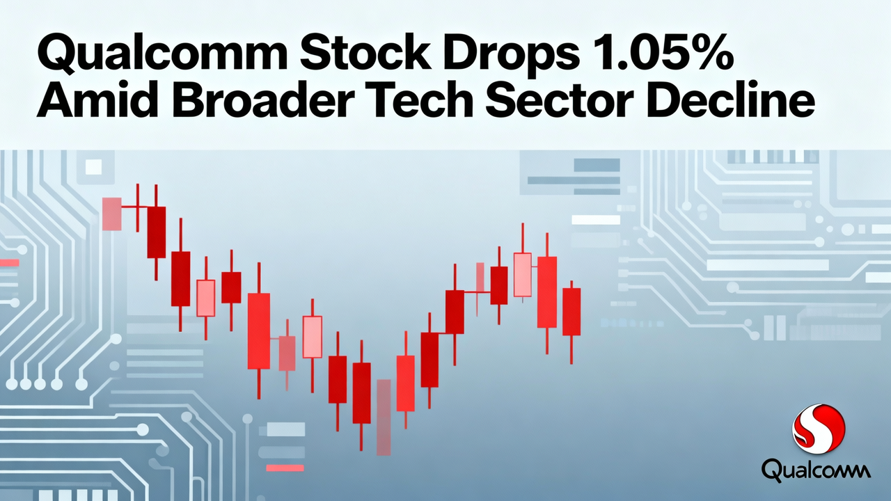 Qualcomm Stock Drops 1.05% Amid Broader Tech Sector Decline