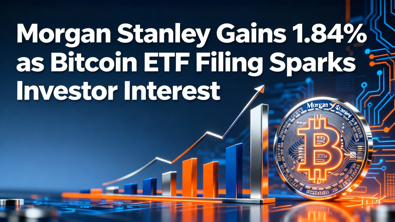 Morgan Stanley Gains 1.84% as Bitcoin ETF Filing Sparks Investor Interest