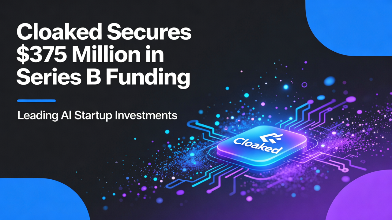 Cloaked Secures $375 Million in Series B Funding, Leading AI Startup Investments