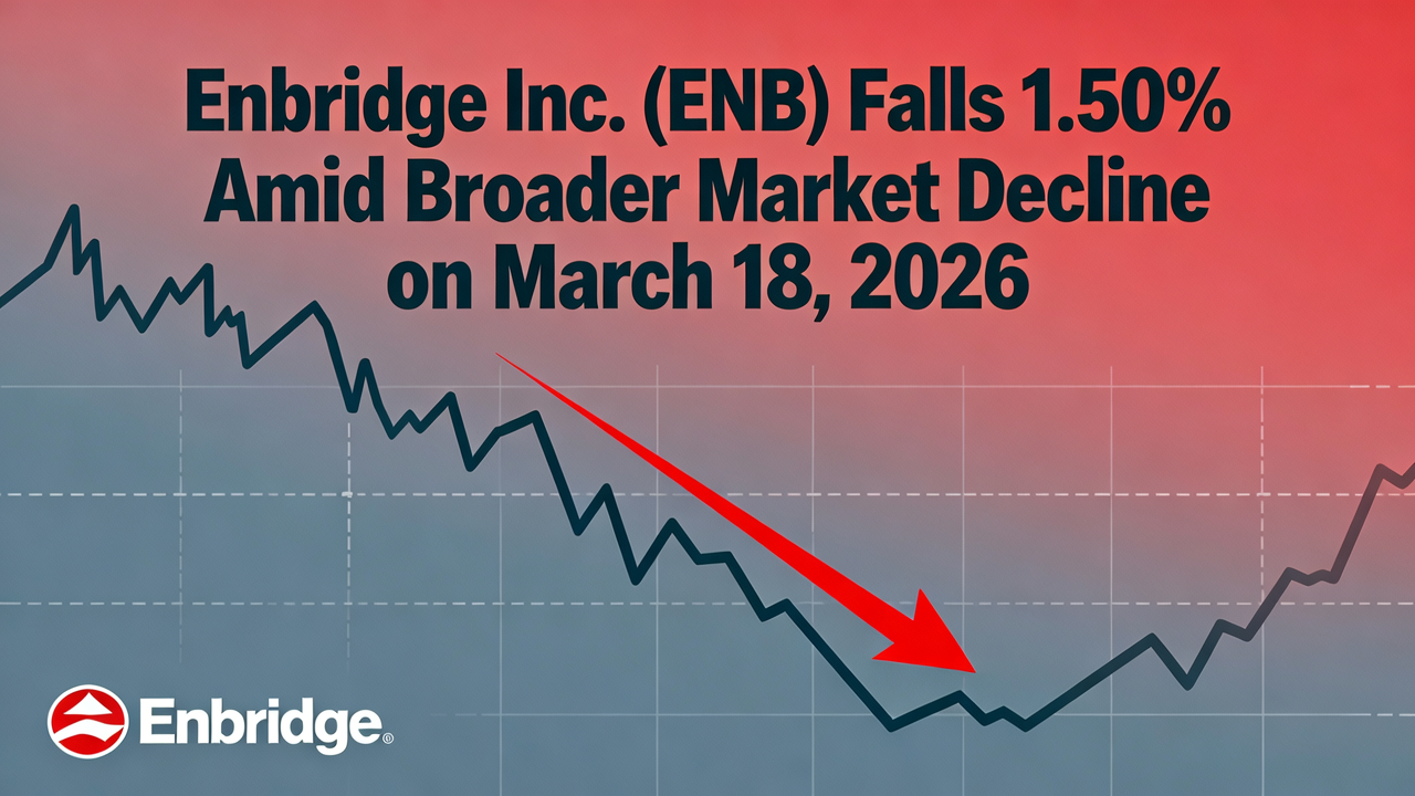 Enbridge Inc. (ENB) Falls 1.50% Amid Broader Market Decline on March 18, 2026