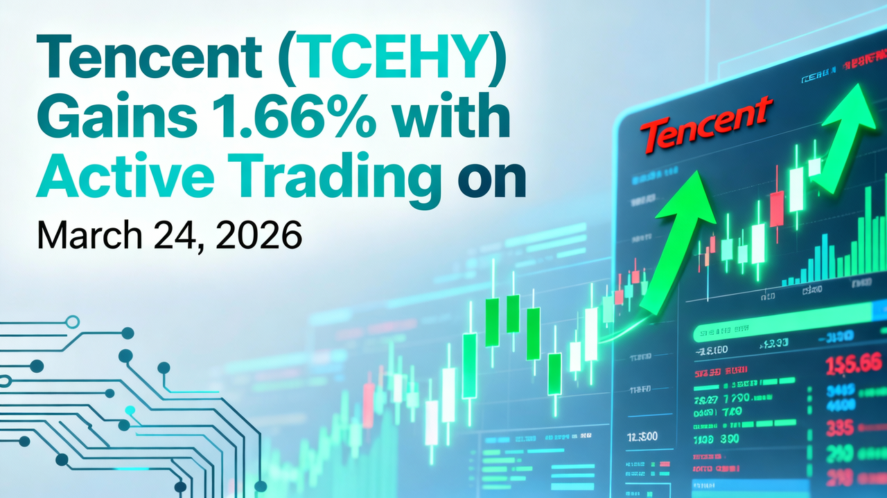Tencent (TCEHY) Gains 1.66% with Active Trading on March 24, 2026