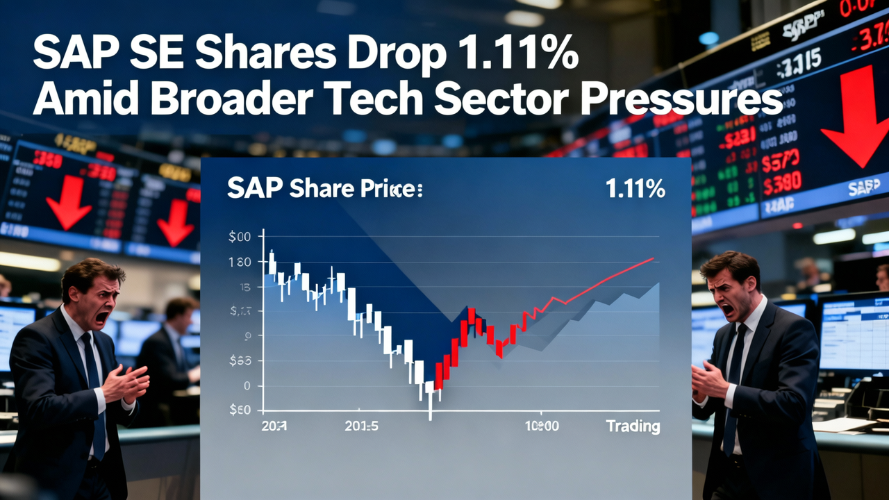 SAP SE Shares Drop 1.11% Amid Broader Tech Sector Pressures
