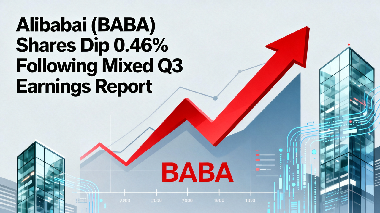 Alibaba (BABA) Shares Dip 0.46% Following Mixed Q3 Earnings Report