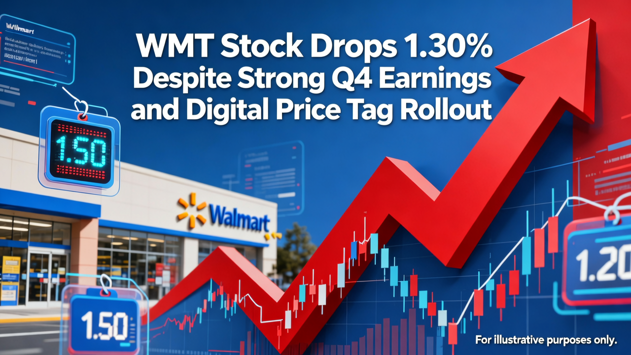 WMT Stock Drops 1.30% Despite Strong Q4 Earnings and Digital Price Tag Rollout