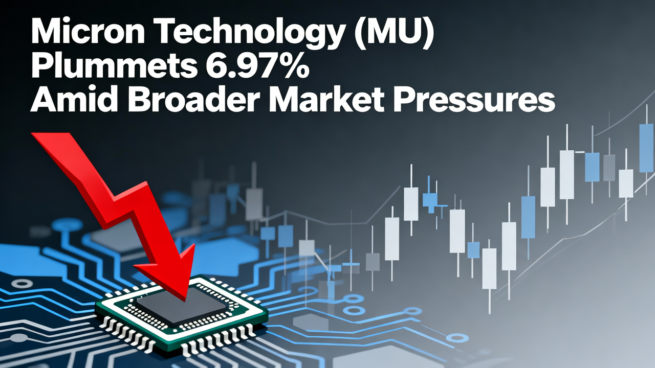 Micron Technology (MU) Plummets 6.97% Amid Broader Market Pressures