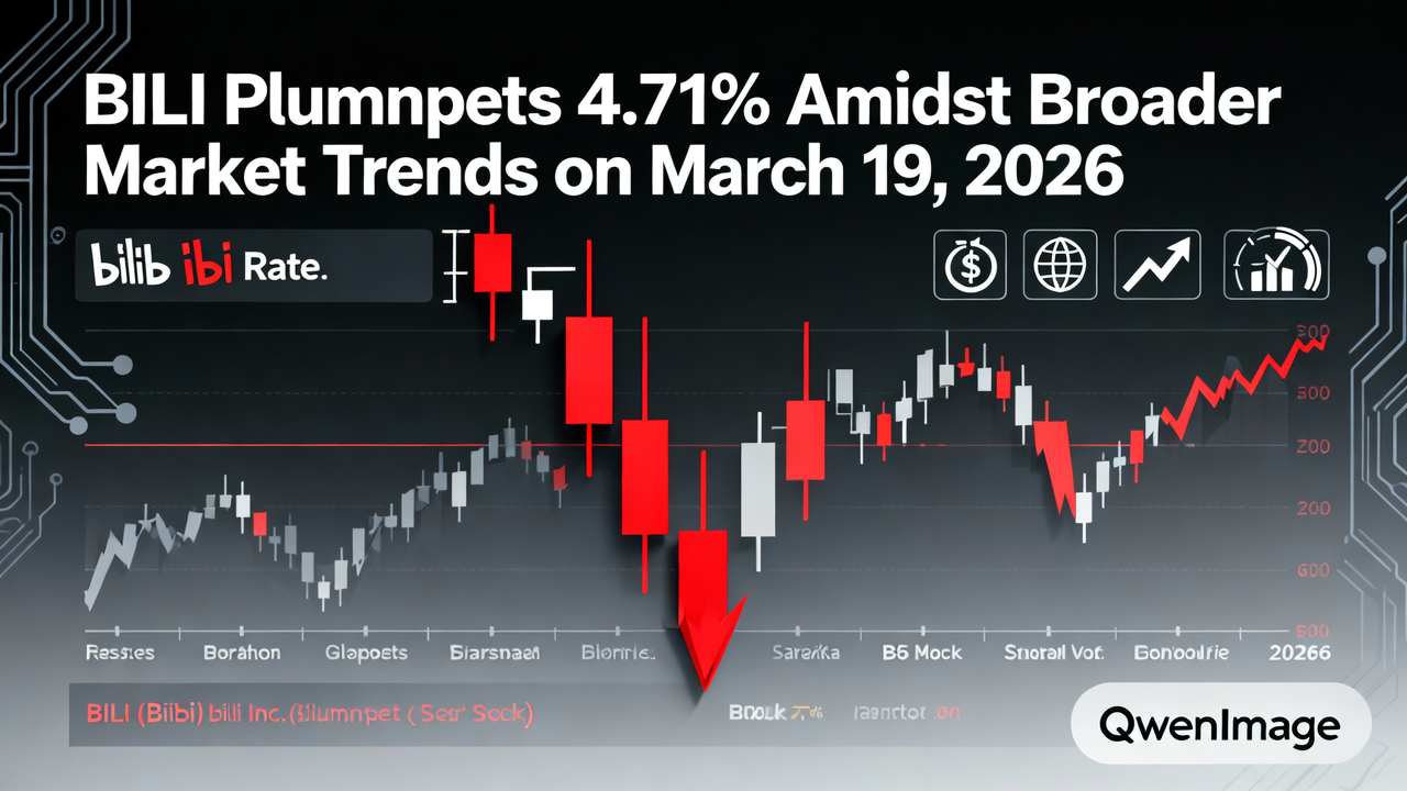 BILI Plummets 4.71% Amidst Broader Market Trends on March 19, 2026
