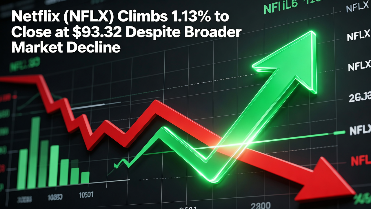 Netflix (NFLX) Climbs 1.13% to Close at $93.32 Despite Broader Market Decline