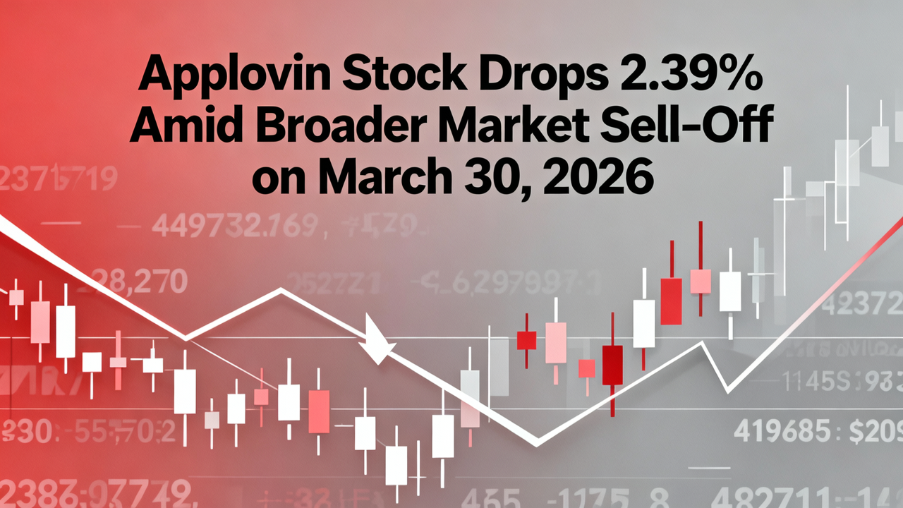 Applovin Stock Drops 2.39% Amid Broader Market Sell-Off on March 30, 2026