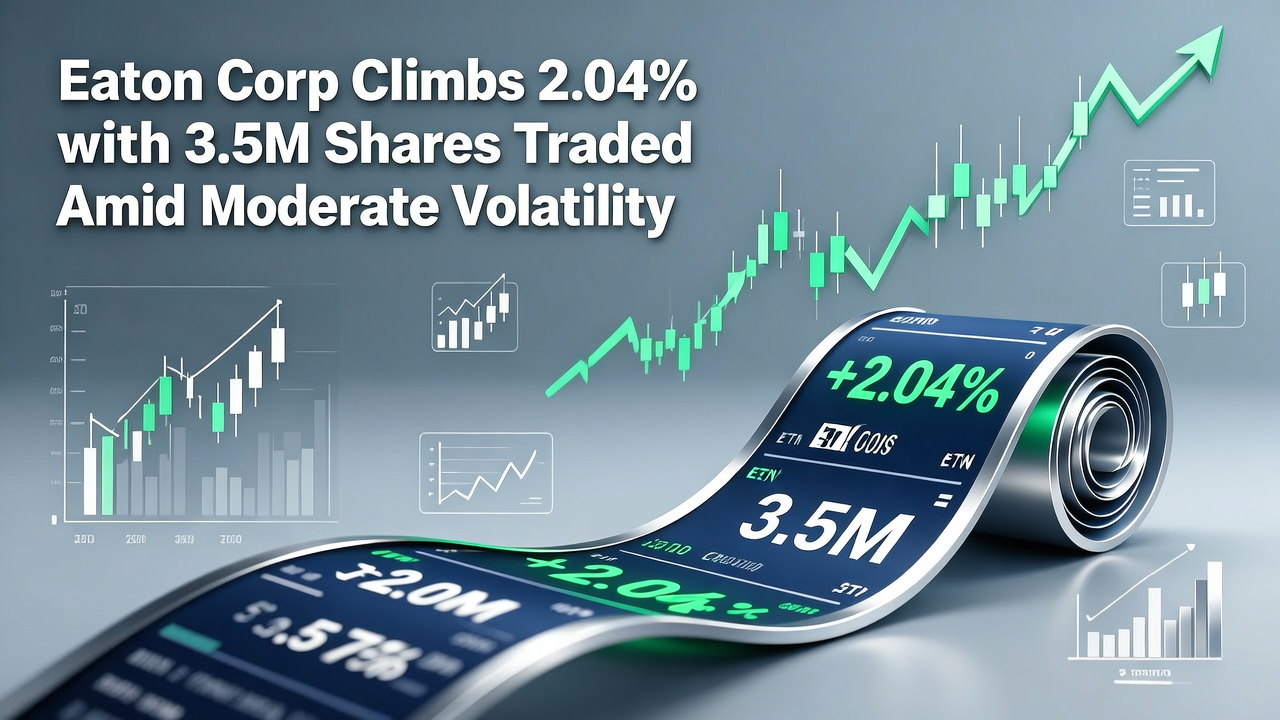 Eaton Corp Climbs 2.04% with 3.5M Shares Traded Amid Moderate Volatility