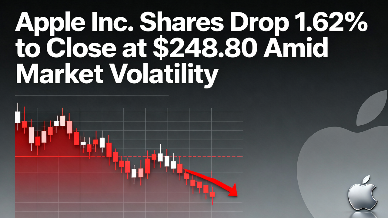 Apple Inc. Shares Drop 1.62% to Close at $248.80 Amid Market Volatility