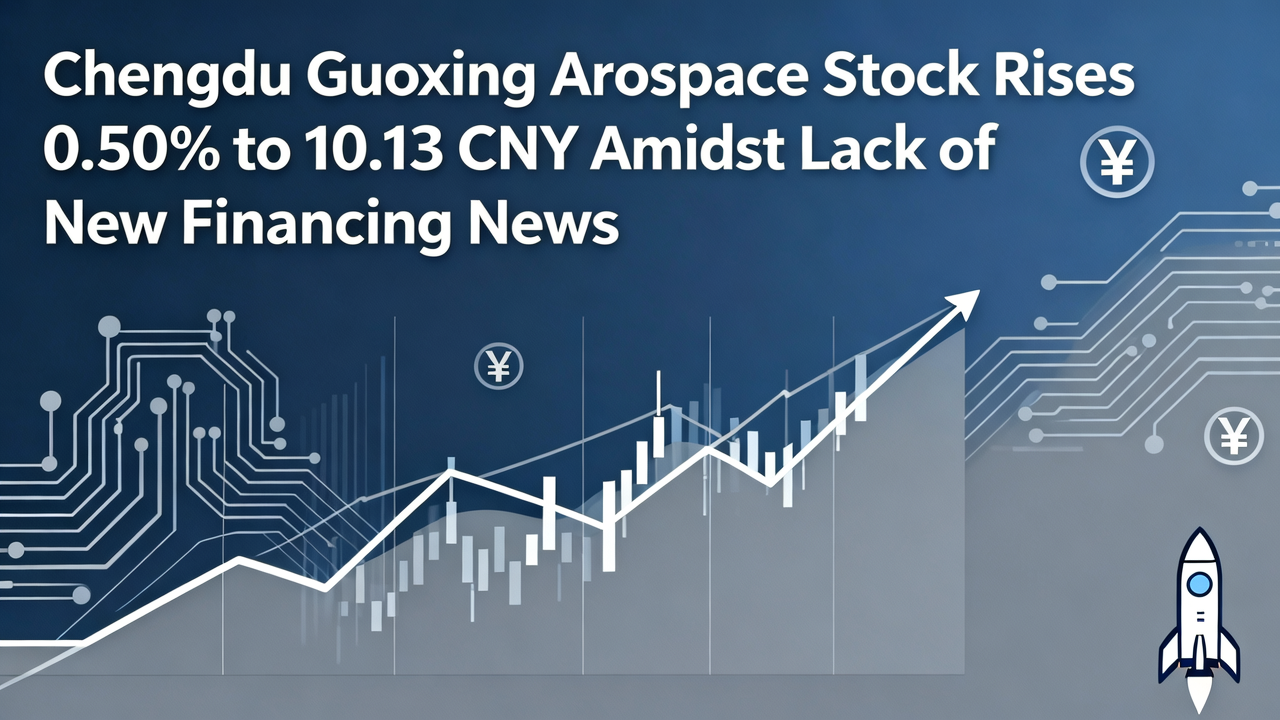 Chengdu Guoxing Aerospace Stock Rises 0.50% to 10.13 CNY Amidst Lack of New Financing News