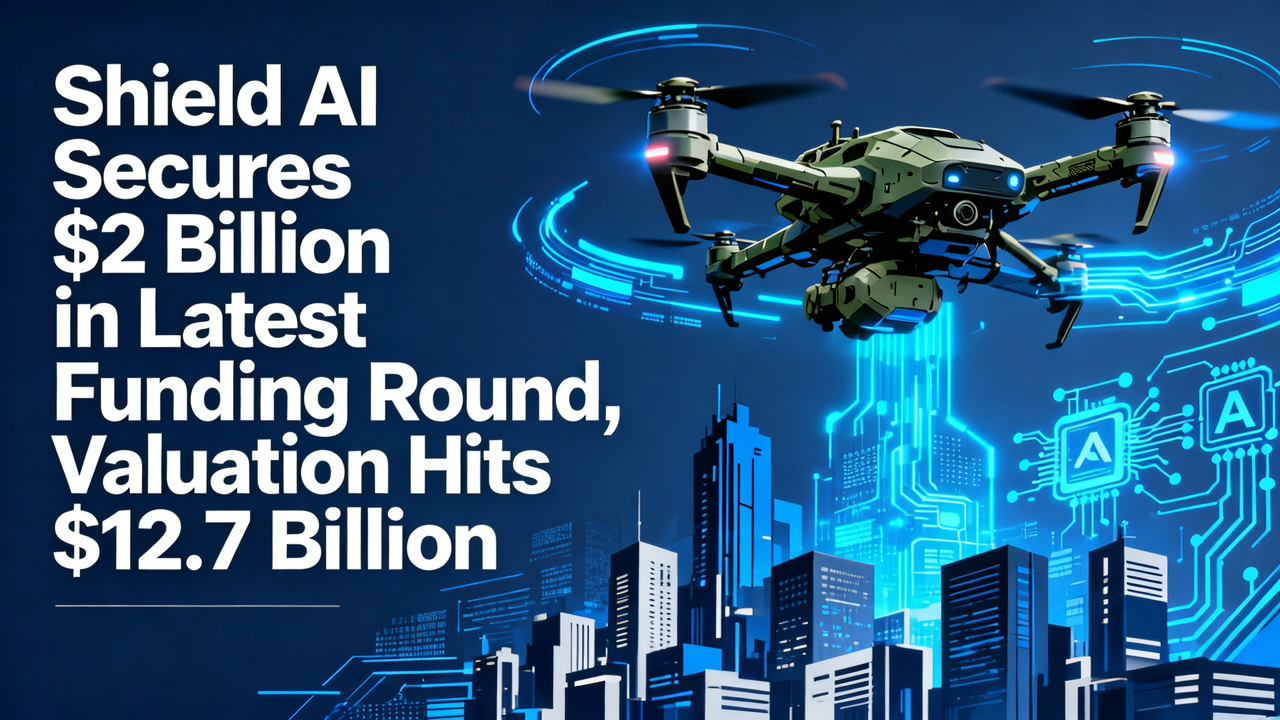 Shield AI Secures $2 Billion in Latest Funding Round, Valuation Hits $12.7 Billion