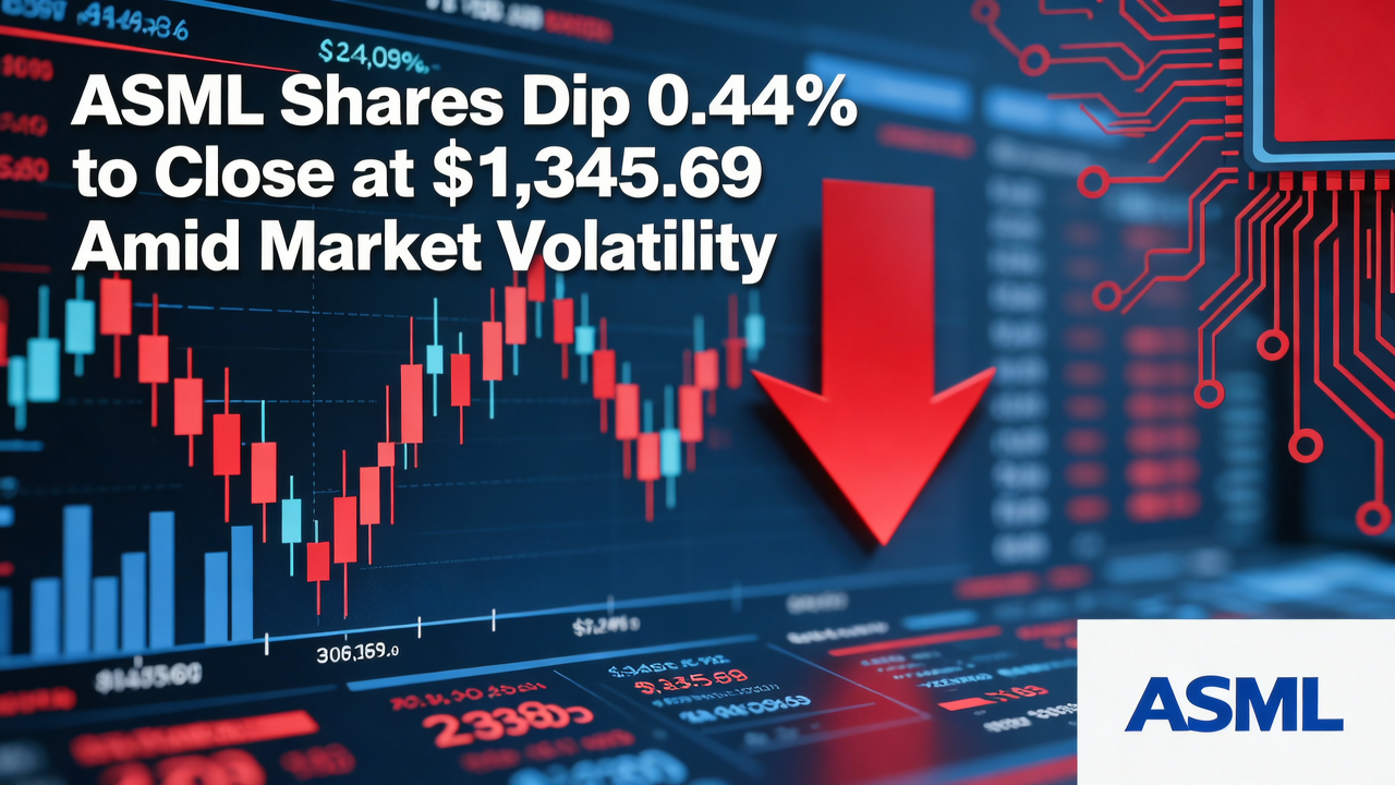 ASML Shares Dip 0.44% to Close at $1,345.69 Amid Market Volatility