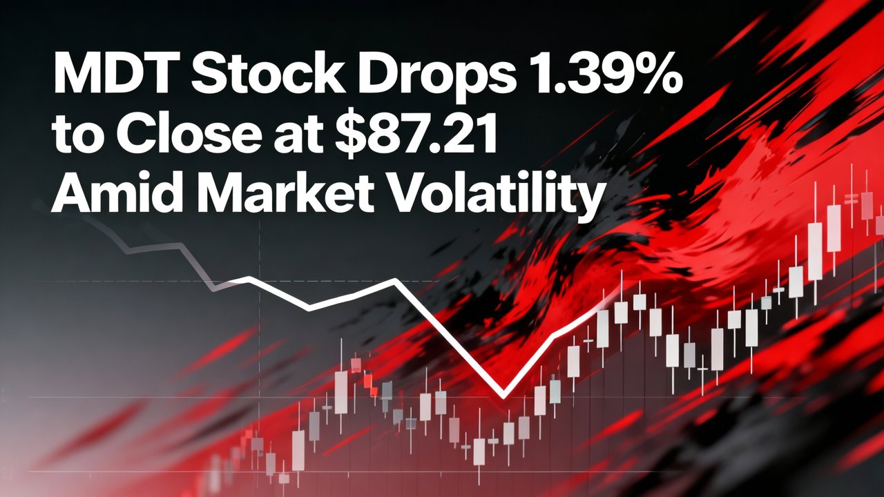 MDT Stock Drops 1.39% to Close at $87.21 Amid Market Volatility