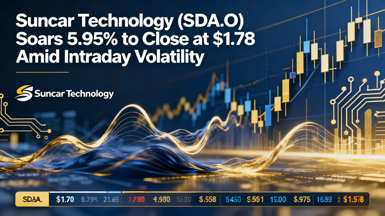 Suncar Technology (SDA.O) Soars 5.95% to Close at $1.78 Amid Intraday Volatility