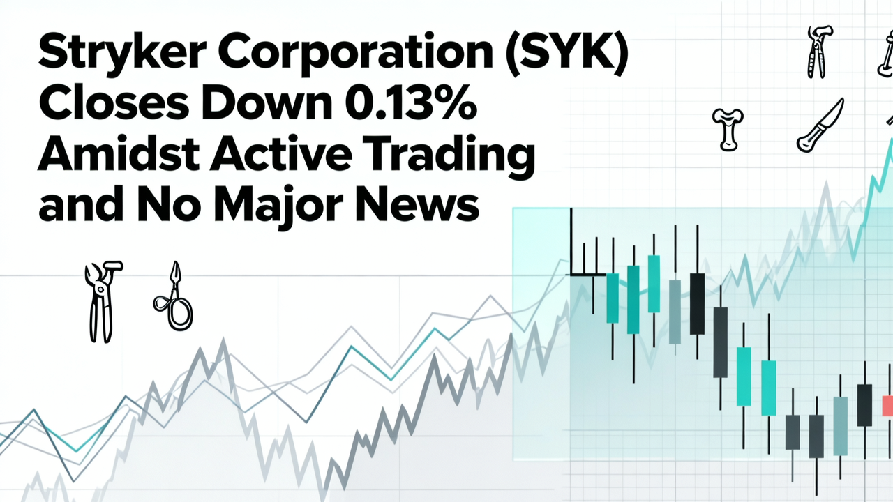 Stryker Corporation (SYK) Closes Down 0.13% Amidst Active Trading and No Major News