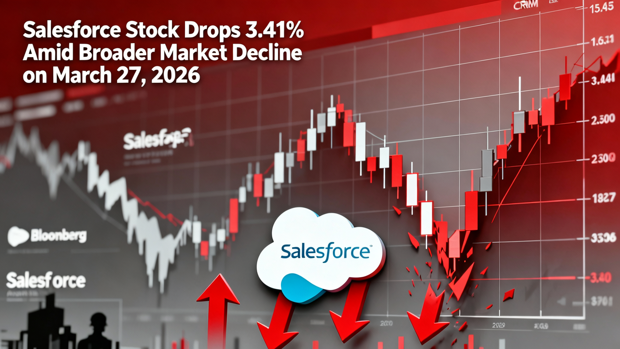 Salesforce Stock Drops 3.41% Amid Broader Market Decline on March 27, 2026