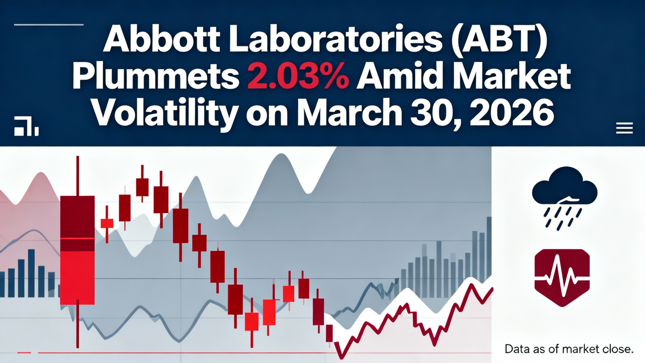 Abbott Laboratories (ABT) Plummets 2.03% Amid Market Volatility on March 30, 2026
