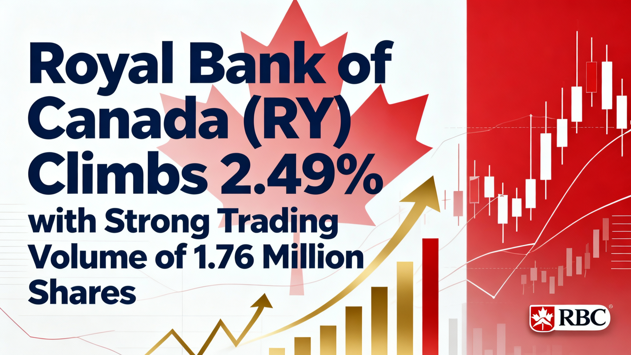 Royal Bank of Canada (RY) Climbs 2.49% with Strong Trading Volume of 1.76 Million Shares