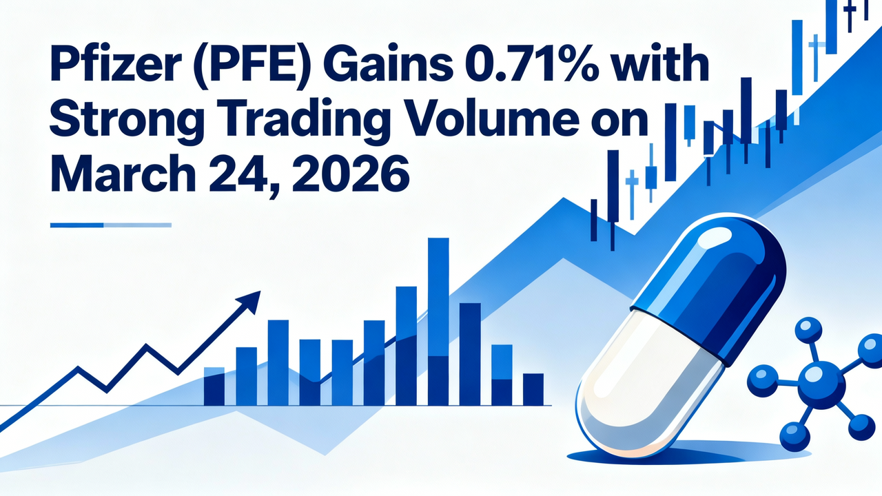 Pfizer (PFE) Gains 0.71% with Strong Trading Volume on March 24, 2026
