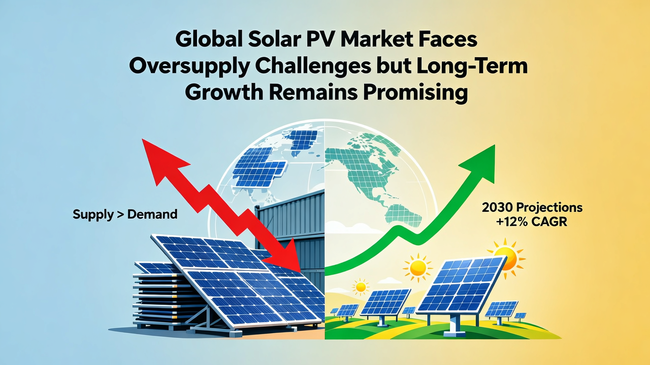 Global Solar PV Market Faces Oversupply Challenges but Long-Term Growth Remains Promising