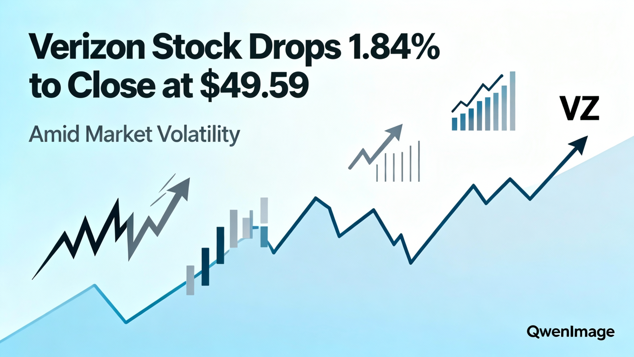Verizon Stock Drops 1.84% to Close at $49.59 Amid Market Volatility