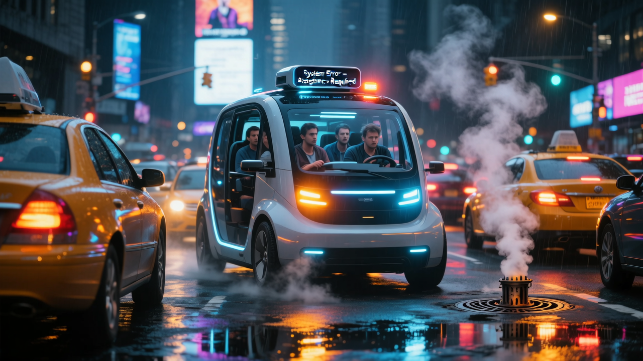 Baidu's Robotaxi Stranded in Traffic for Two Hours in Wuhan